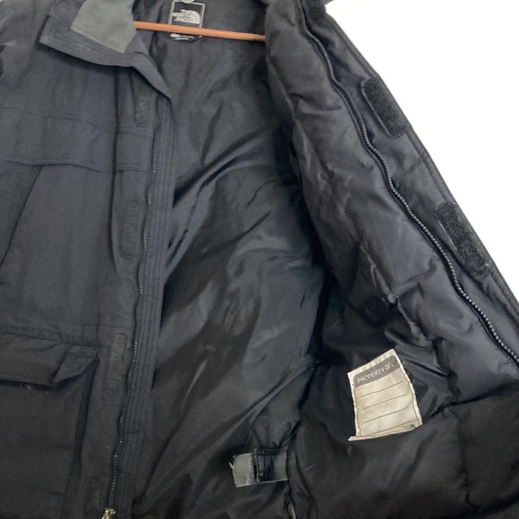 The North Face Coat Boys Large Black Goose Down 550 Hyvent Winter Jacket - Picture 12 of 16